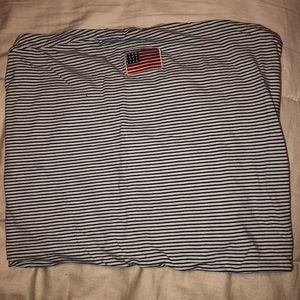 Juniors XL Fourth of July tube top cropped